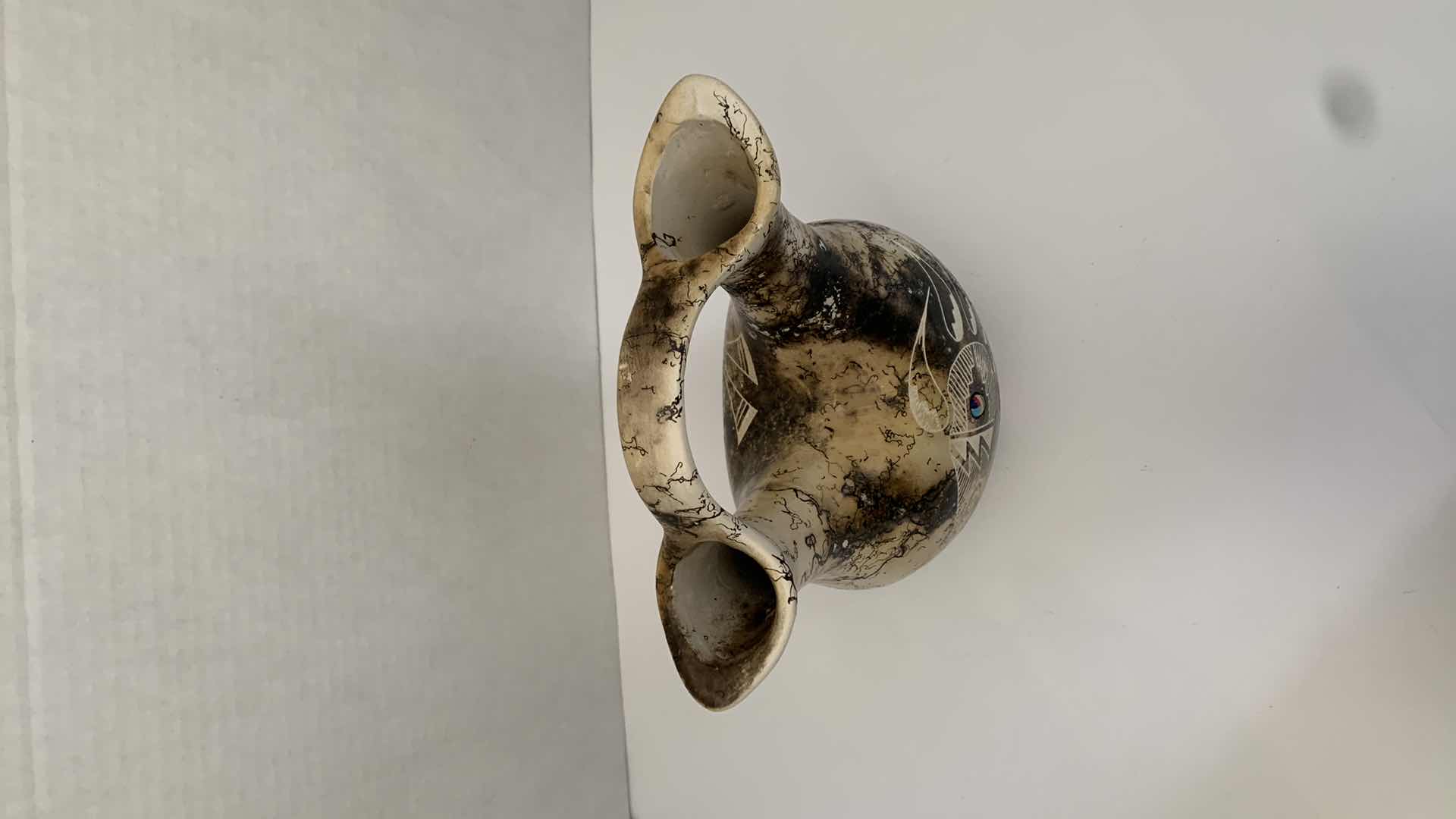 Photo 1 of NATIVE AMERICAN CERAMIC PITCHER RETAIL 8” X 5” H 12”