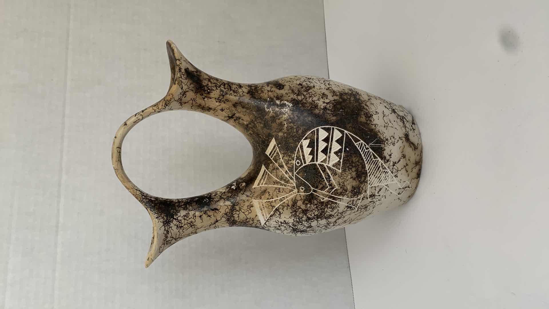 Photo 1 of NATIVE AMERICAN CERAMIC PITCHER RETAIL 8” X 5” H 12”