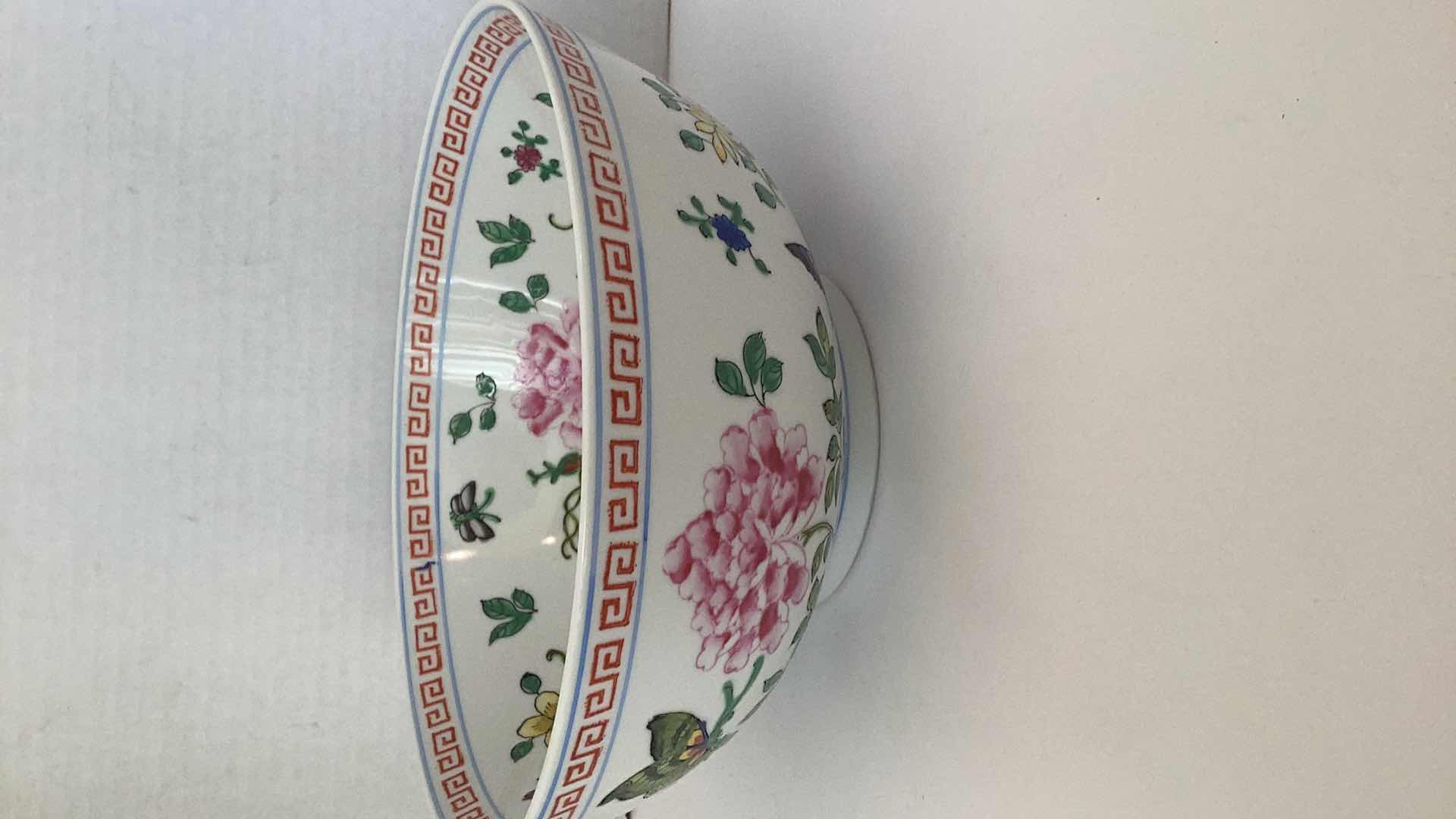 Photo 1 of LARGE.VINTAGE BOWL MADE IN MACAO 10” WIDE RETAIL $40