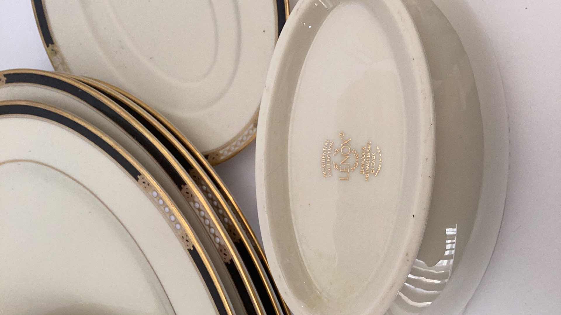 Photo 4 of LENOX PRESIDENTIAL COLLECTION “HANCOCK” 7 PIECE SERVING SET