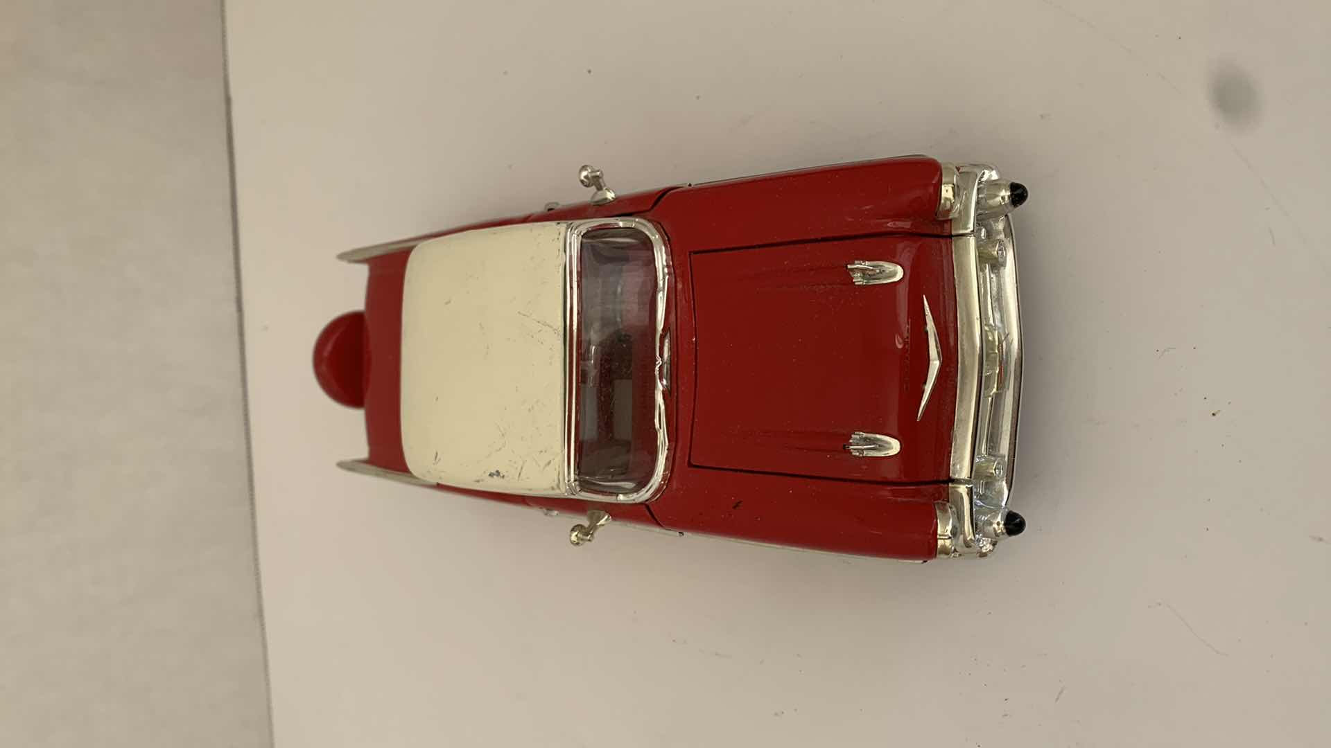 View 5 of SET OF 3 DIE CAST METAL 1950S CHEVROLET, LARGEST 9” X 3” H 2.5”