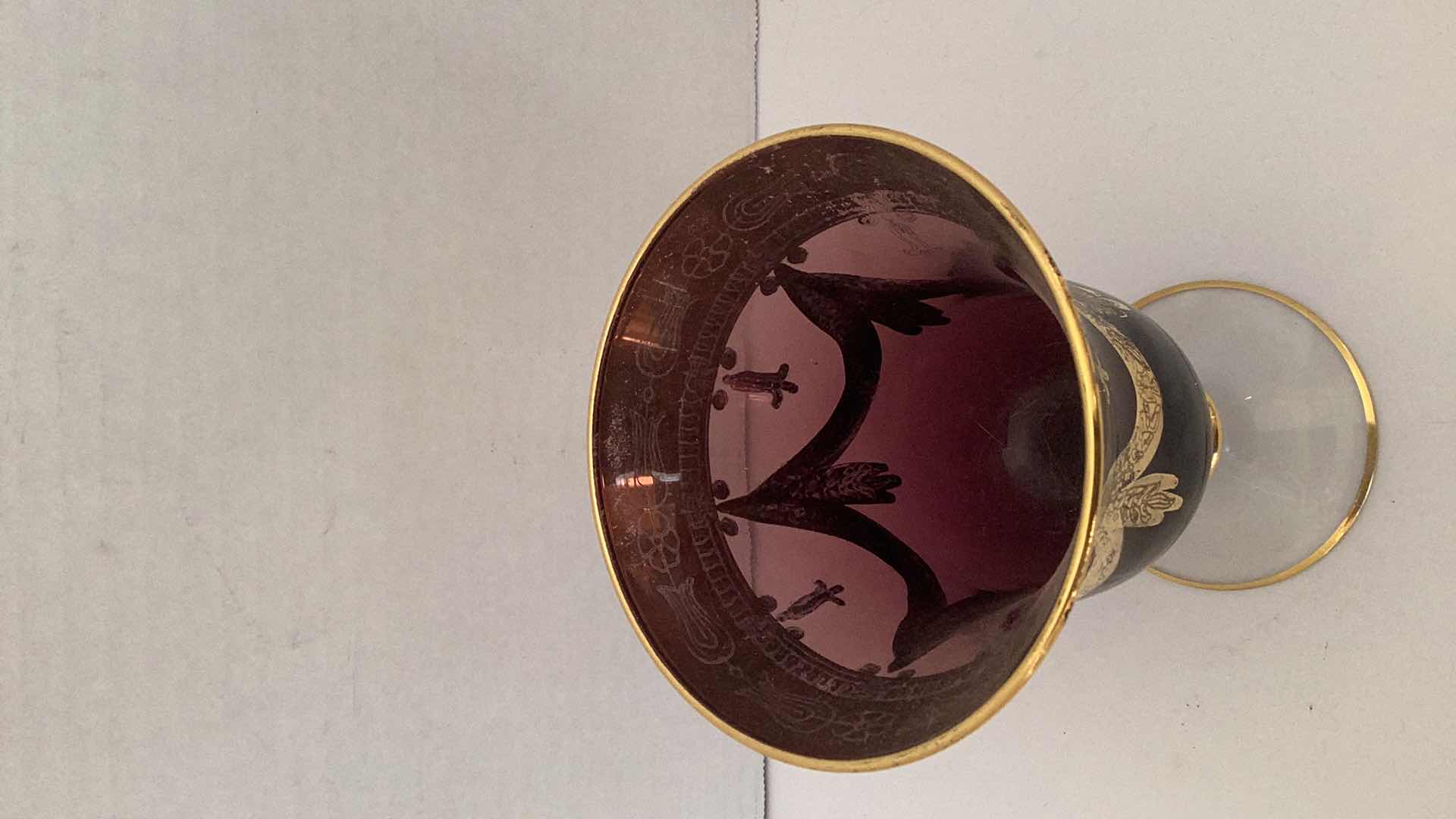 Photo 1 of RARE VINTAGE INTERGLASS ITALY CRYSTAL GLASS 