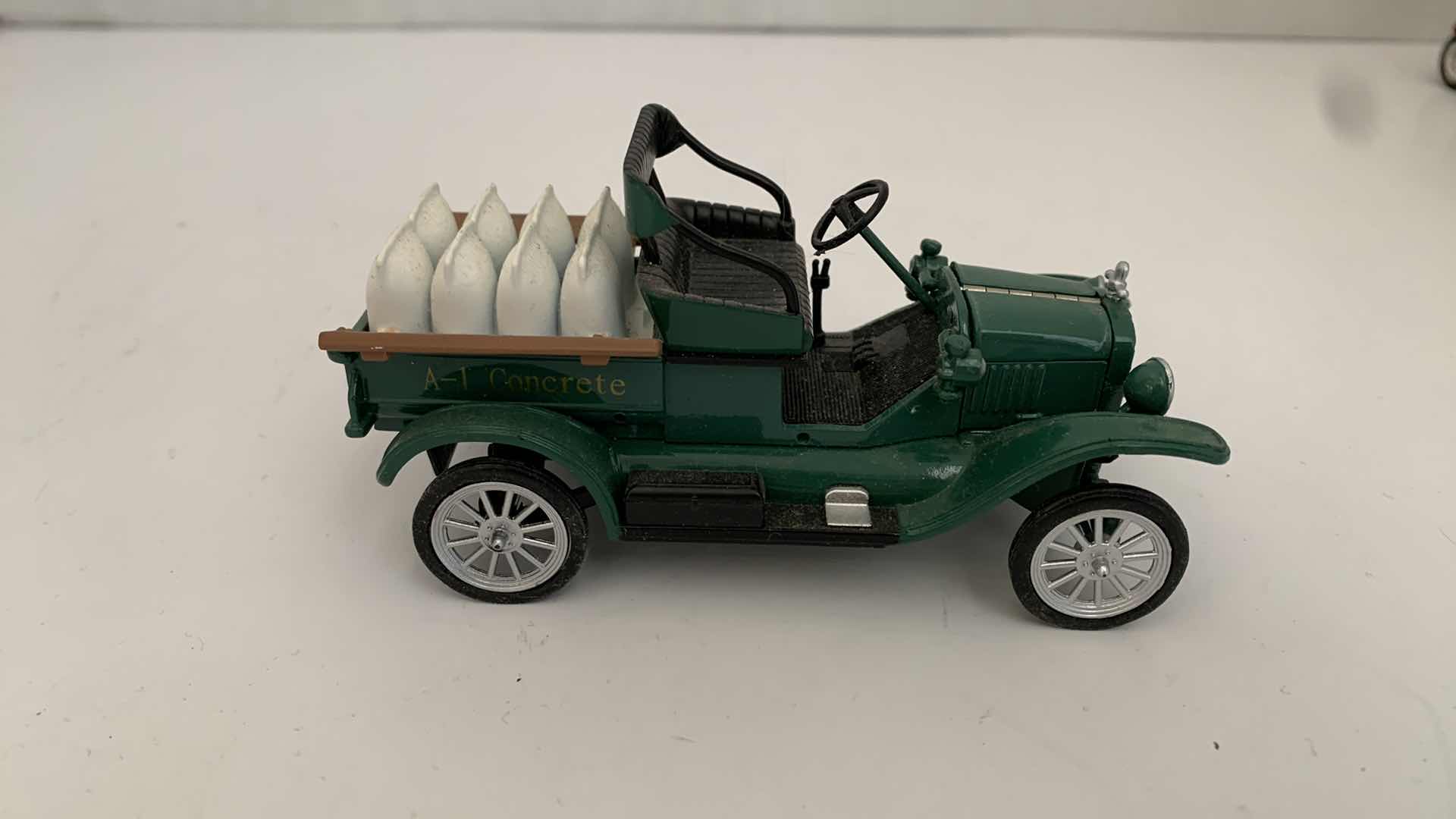 Photo 1 of SET OF 4 DIE CAST METAL TRUCKS, LARGEST 6” X 2” H 3”