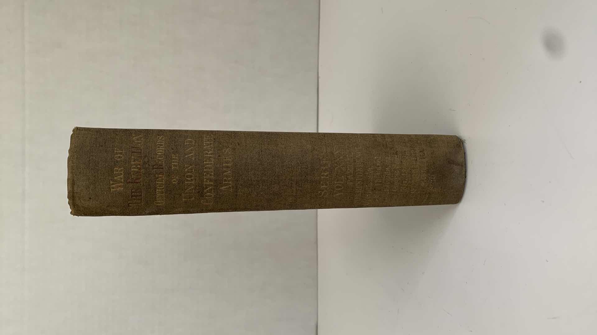 Photo 1 of ANTIQUE CIVIL WAR ERA 1894 “WAR OF THE REBELLION” VOL XXXV