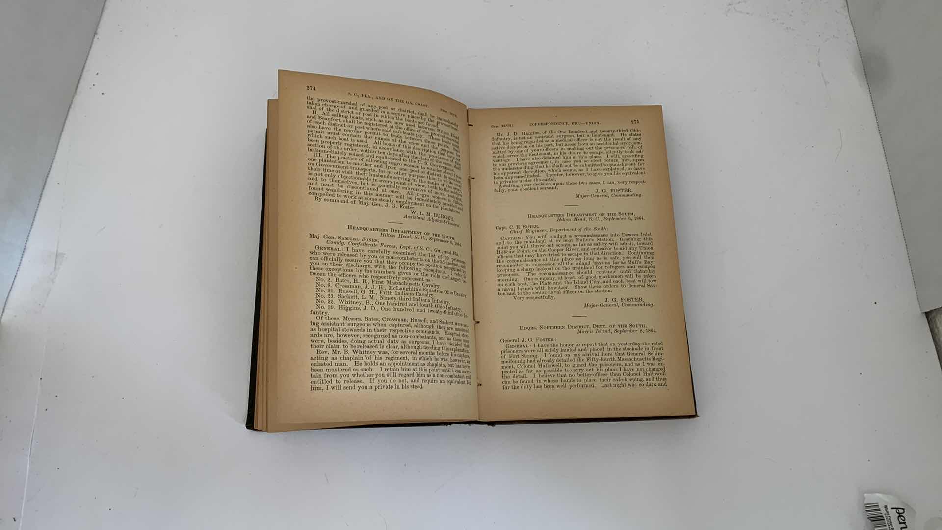 Photo 1 of ANTIQUE CIVIL WAR ERA 1894 “WAR OF THE REBELLION” VOL XXXV