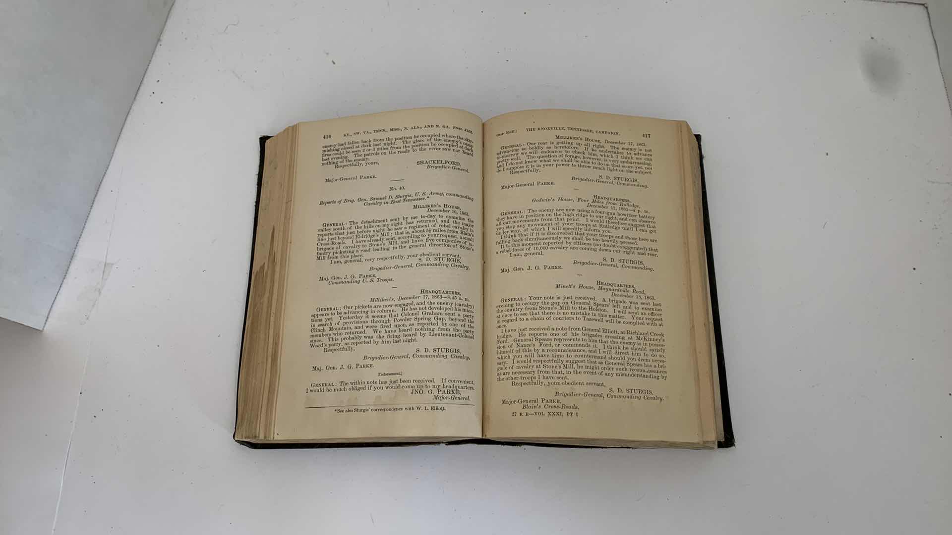 Photo 3 of ANTIQUE CIVIL WAR ERA 1894 “WAR OF THE REBELLION” VOL XXXI