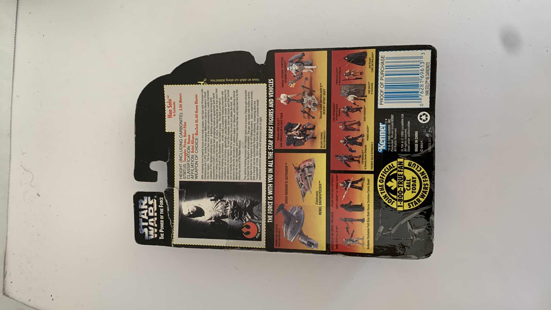 Photo 1 of SET OF 4 STAR WARS FIGURES IN BOX