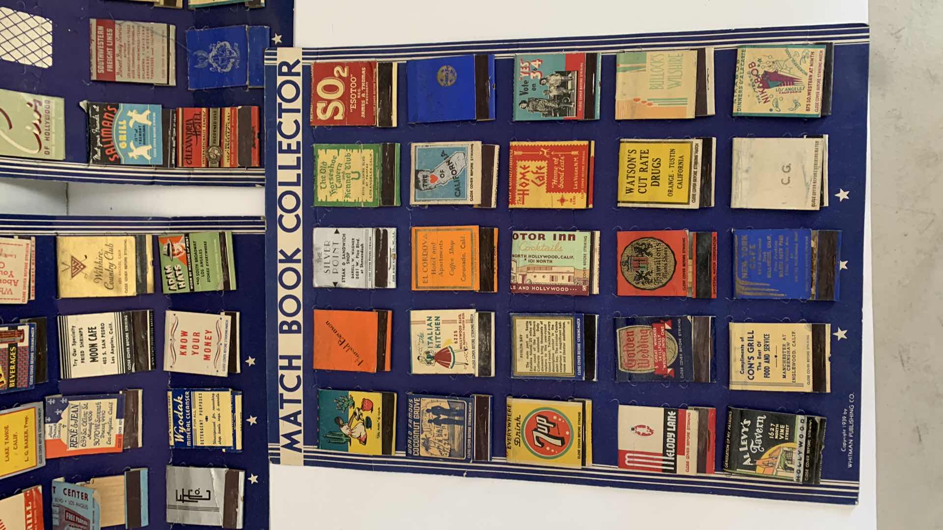 Photo 1 of SET OF 3 VINTAGE MATCH BOOK COLLECTIONS