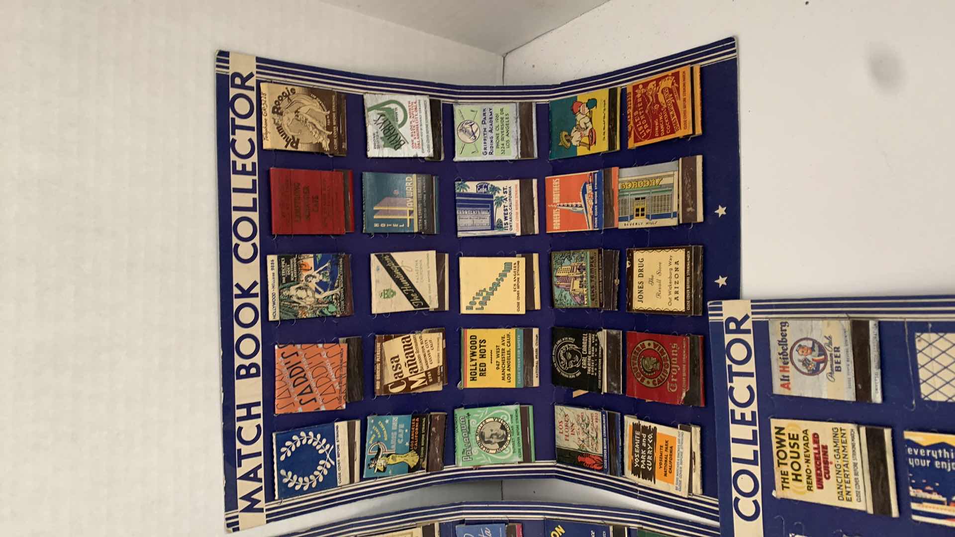 Photo 1 of SET OF 3 VINTAGE MATCH BOOK COLLECTIONS