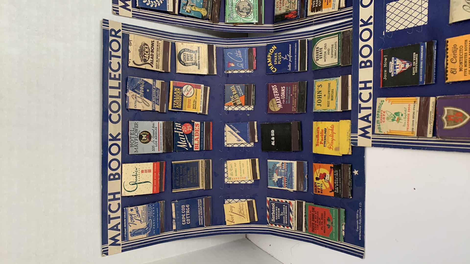 Photo 1 of SET OF 3 VINTAGE MATCH BOOK COLLECTIONS