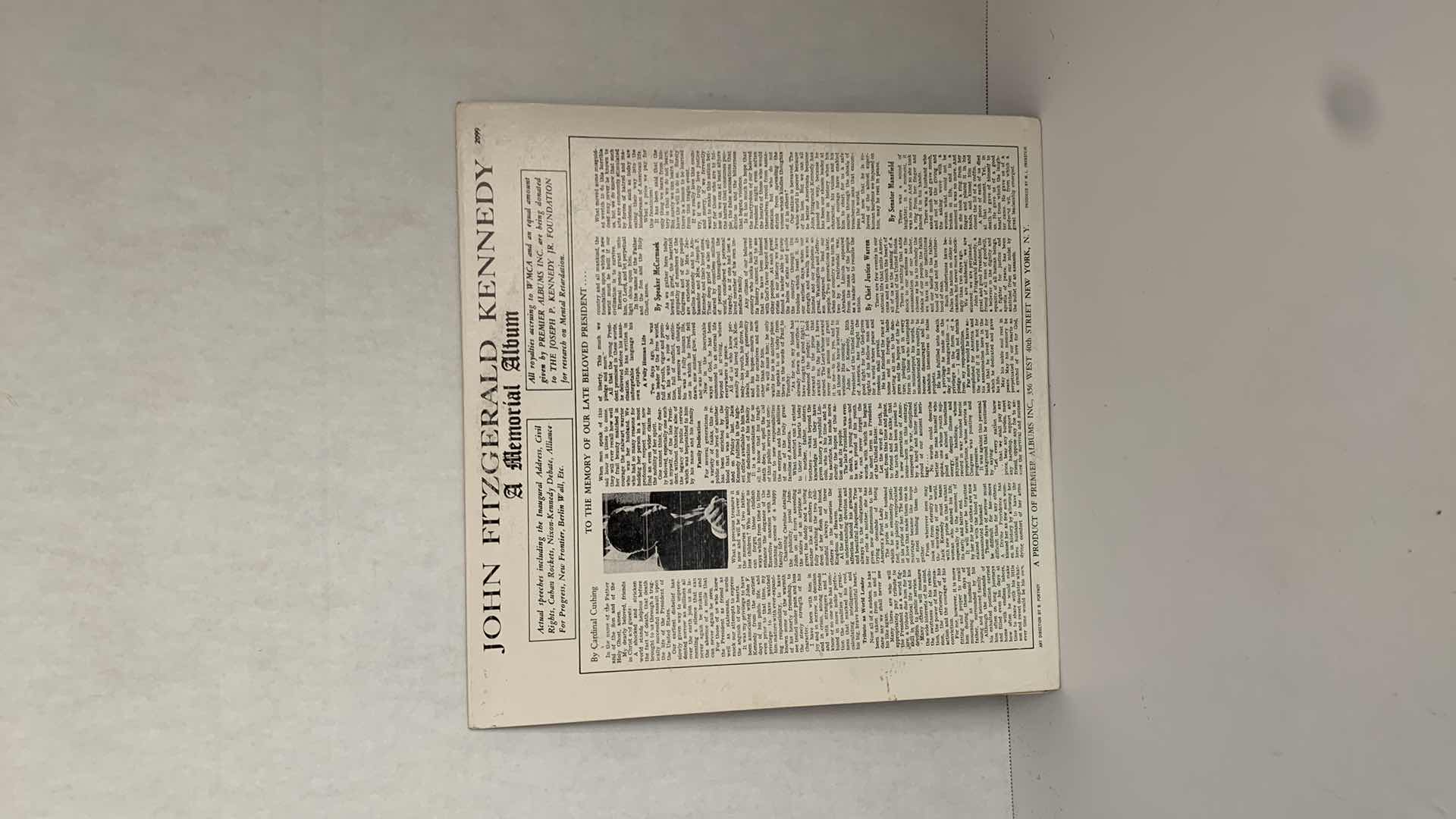 Photo 1 of JOHN F KENNEDY MEMORIAL ALBUM