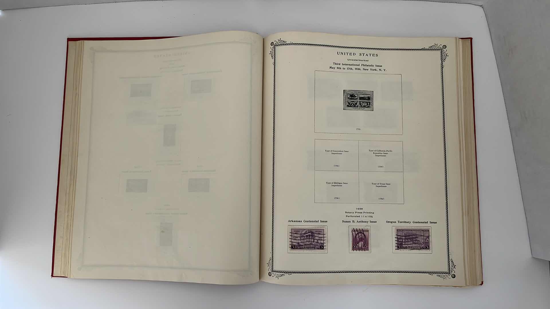 Photo 1 of AMERICAN ALBUM CONTAINING VINTAGE STAMPS