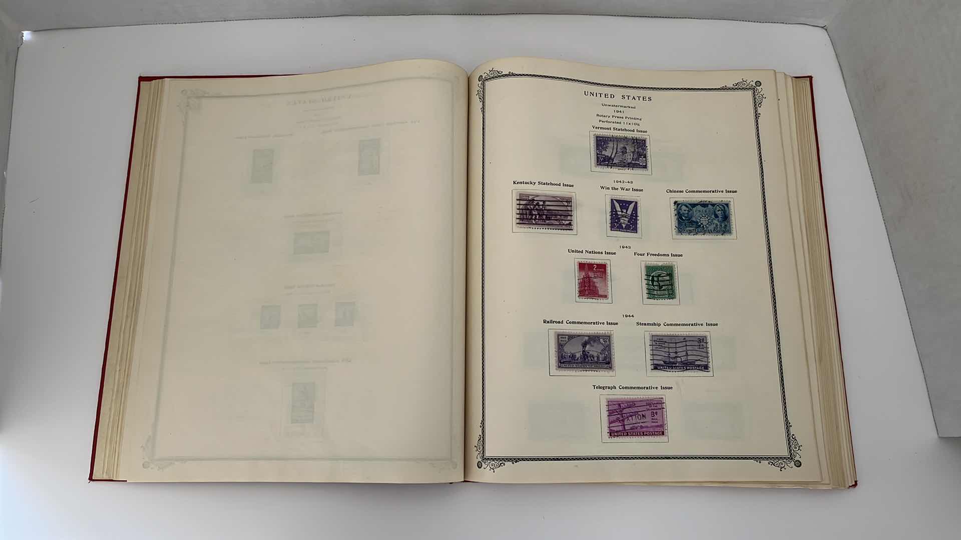 Photo 2 of AMERICAN ALBUM CONTAINING VINTAGE STAMPS