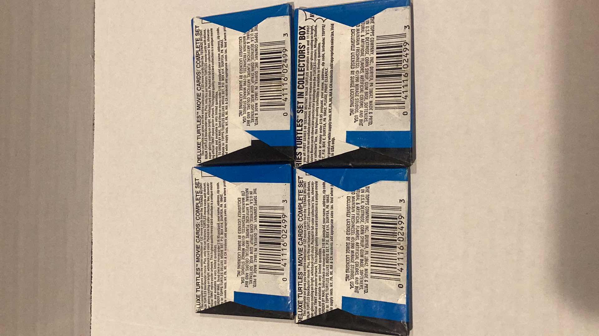 Photo 1 of 4 PACKS OF TEENAGE MUTANT NINJA TURTLES 2ND SERIES