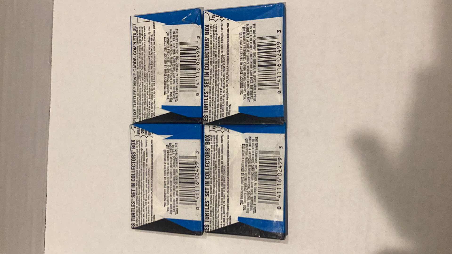 Photo 1 of 4 PACKS OF TEENAGE MUTANT NINJA TURTLES 2ND SERIES