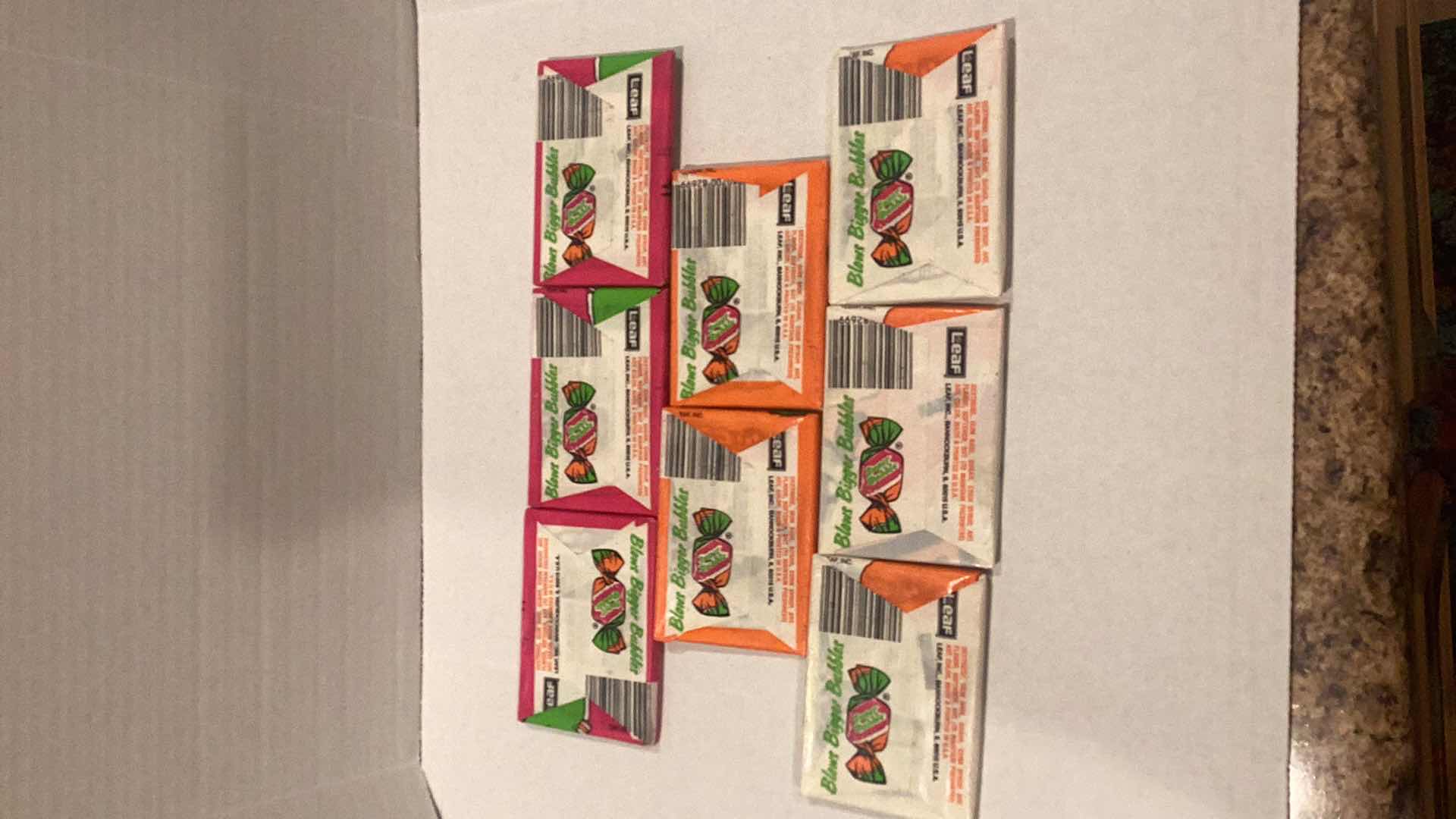 Photo 1 of EIGHT PACKS OF BASEBALLS GREATEST GROSSOUTS