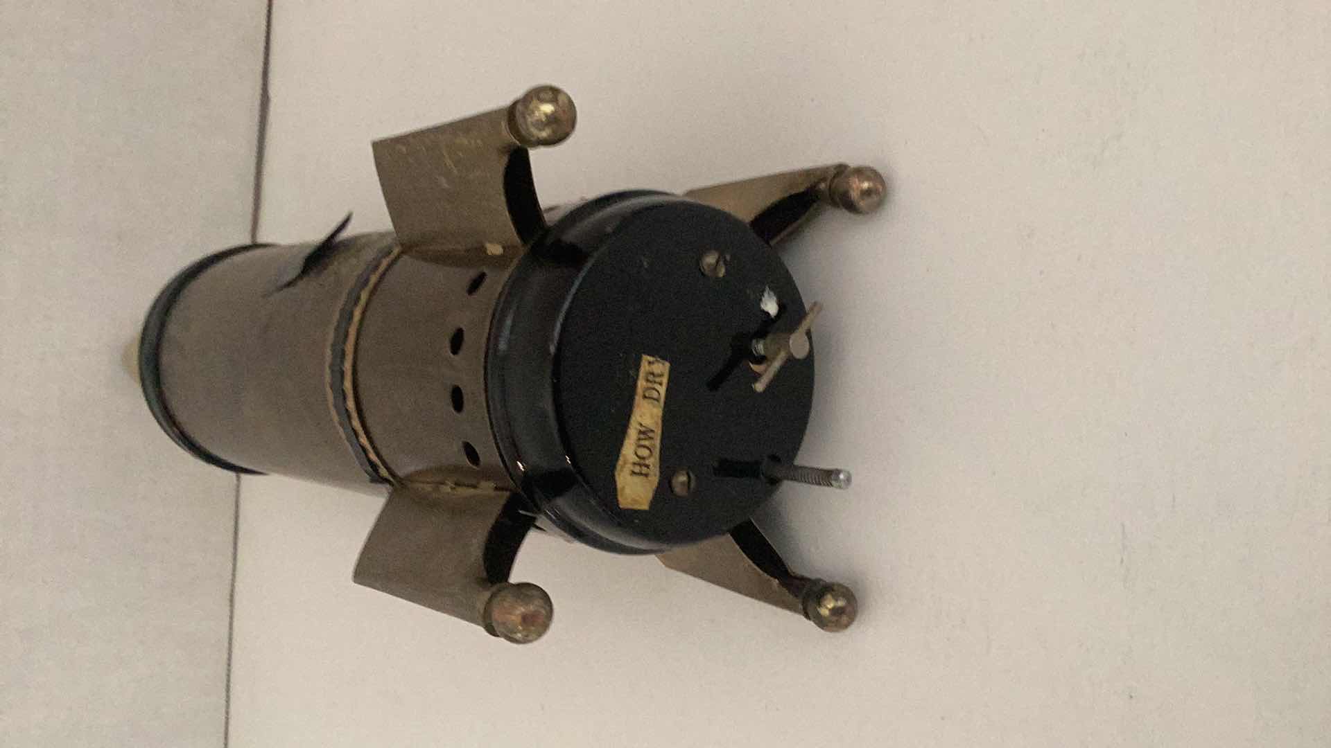 Photo 1 of ANTIQUE ROCKET MUSIC BOX 13” TALL, WORKS