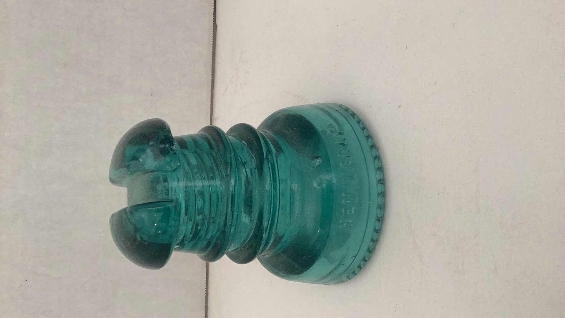 Photo 1 of AQUA GREEN STAR GLASS INSULATOR