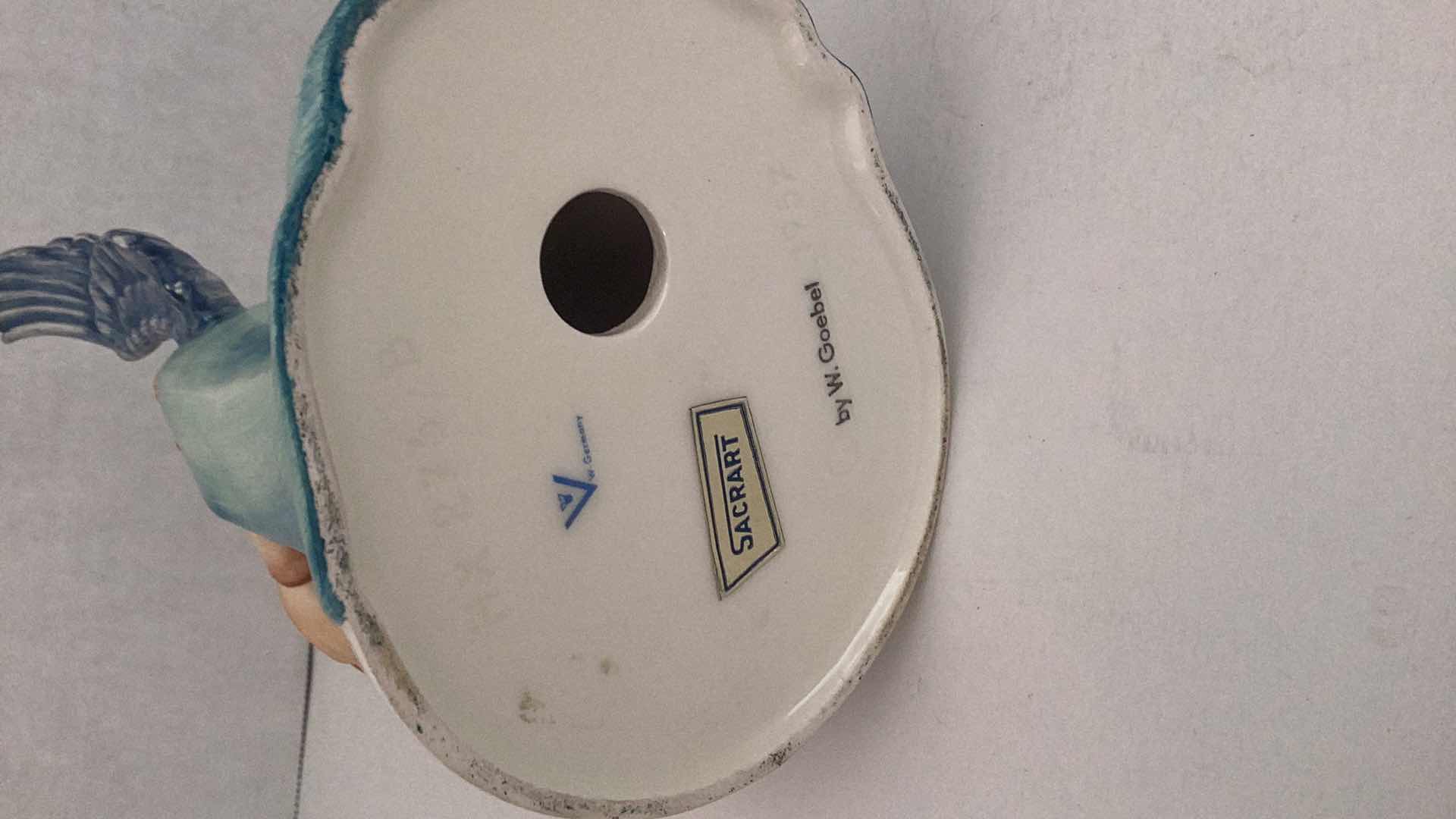 Photo 1 of “SACRAFT” W. GOEBEL ANGEL STATUE 8” TALL