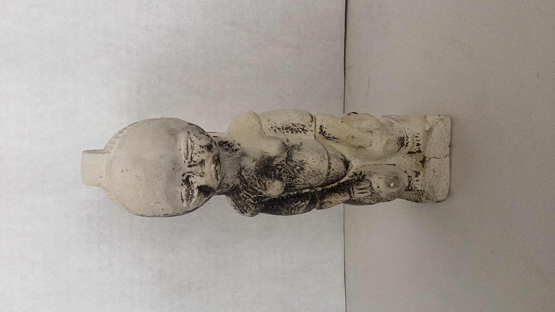 Photo 1 of ANTIQUE AFRICAN FEMALE FERTILITY STATUE 10” TALL