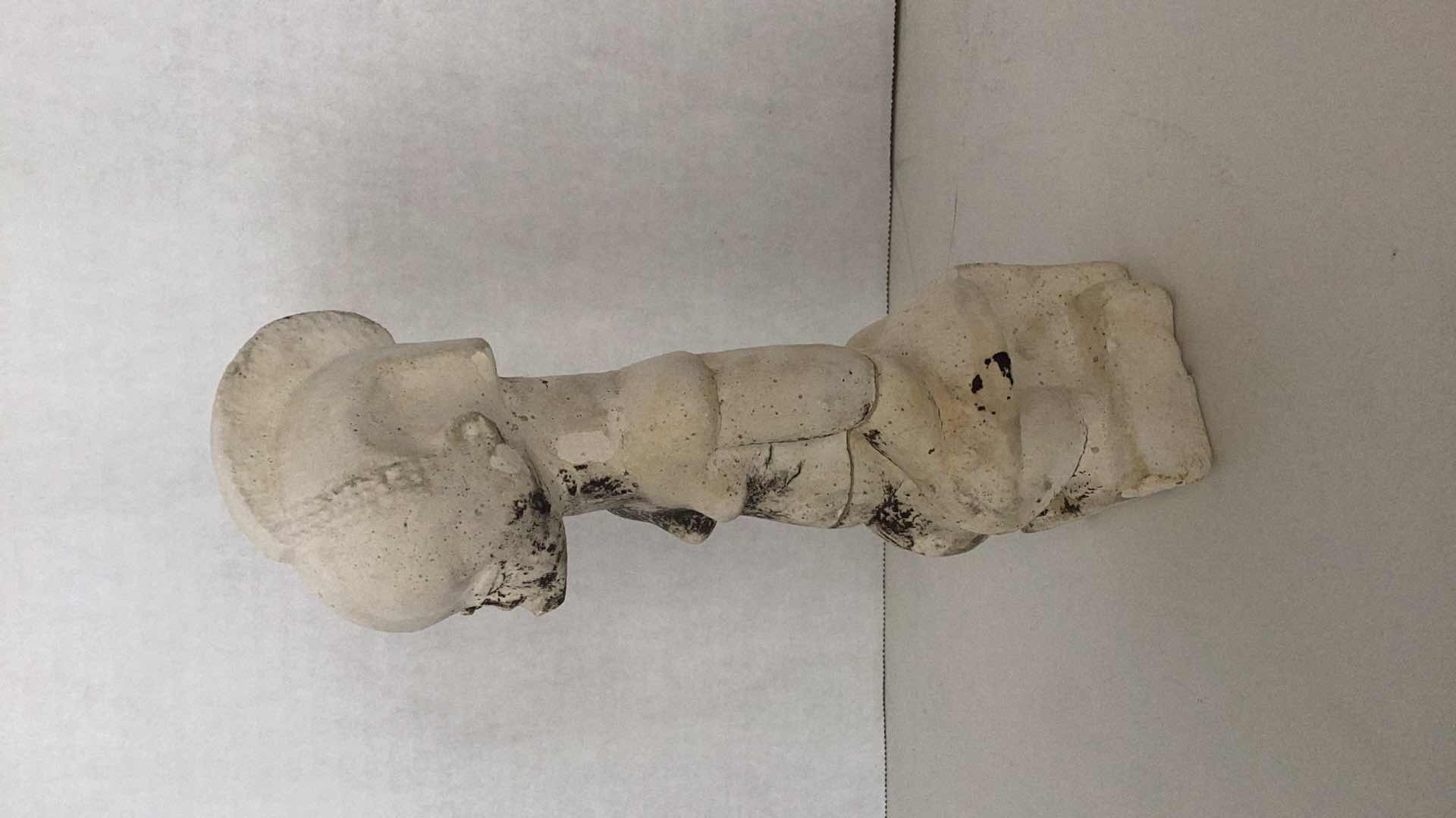 Photo 1 of ANTIQUE AFRICAN FEMALE FERTILITY STATUE 10” TALL