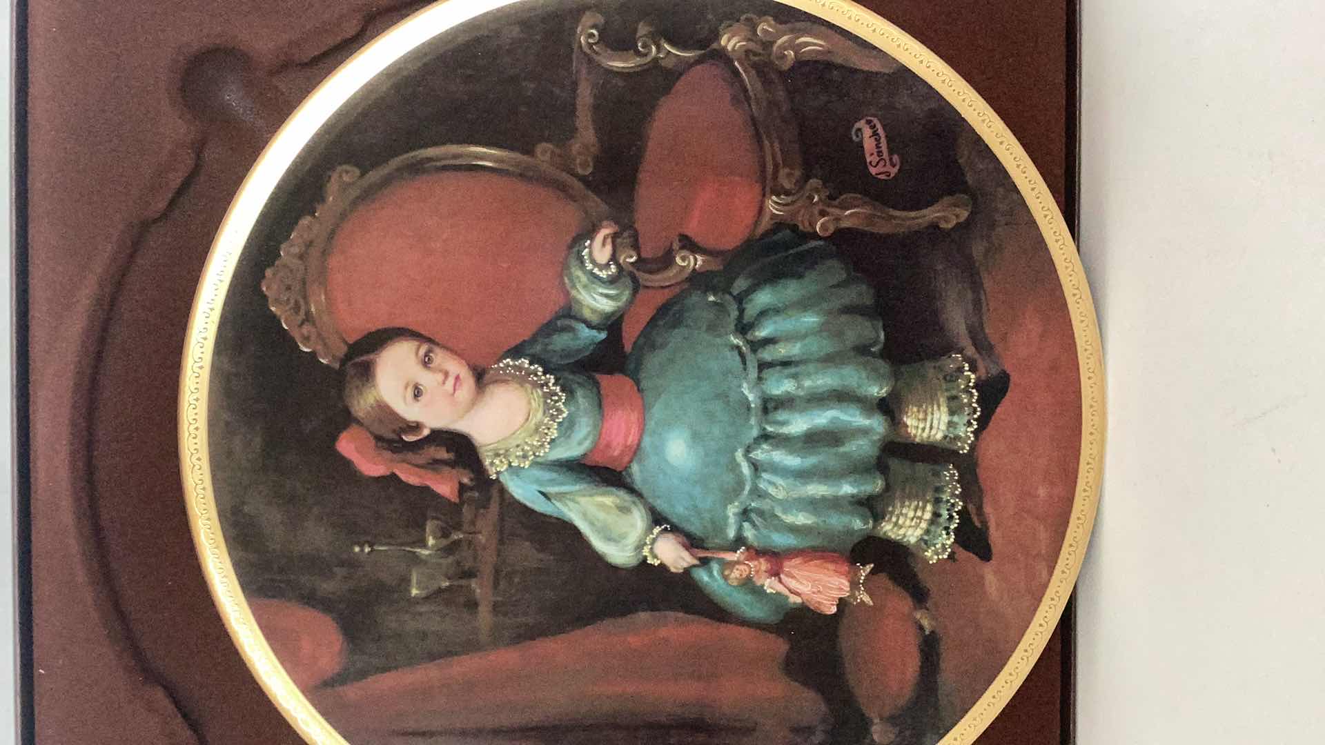 Photo 1 of COLLECTORS PICKARD PORCELAIN PLATE, CHILDREN OF MEXICO, LIMITED EDITION, NUMBERED
