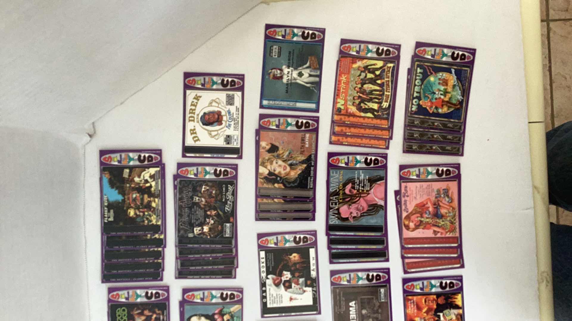 Photo 1 of SET OF SILLY CDS 2001 TRADING CARDS INCOMPLETE SET