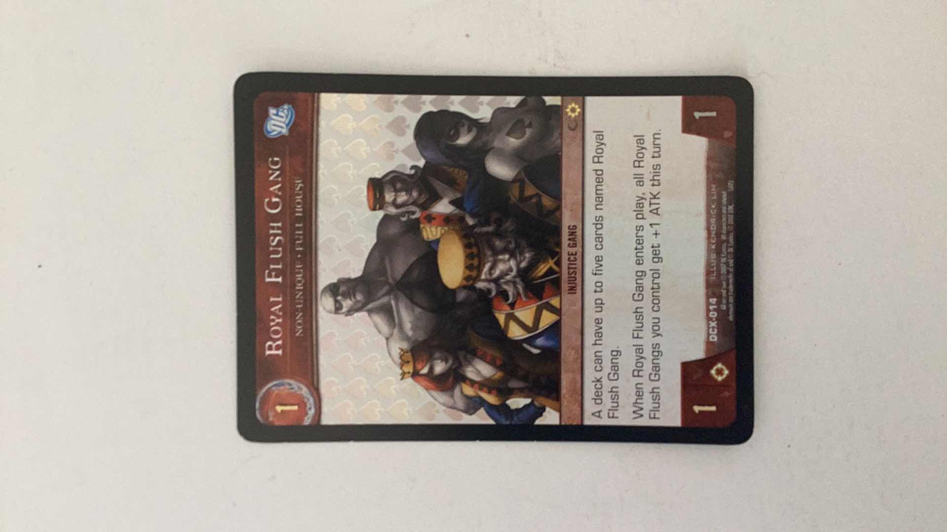 Photo 1 of SET OF 23 DC 2007 ROYAL FLUSH CARDS