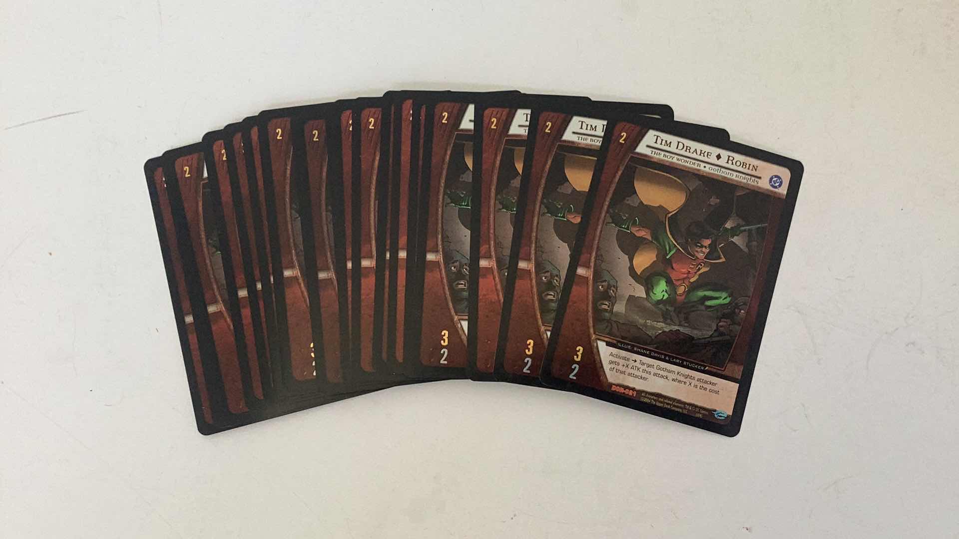 Photo 1 of SET OF 19 UPPER DECK 2004 DC TIM DRAKE ROBIN CARDS