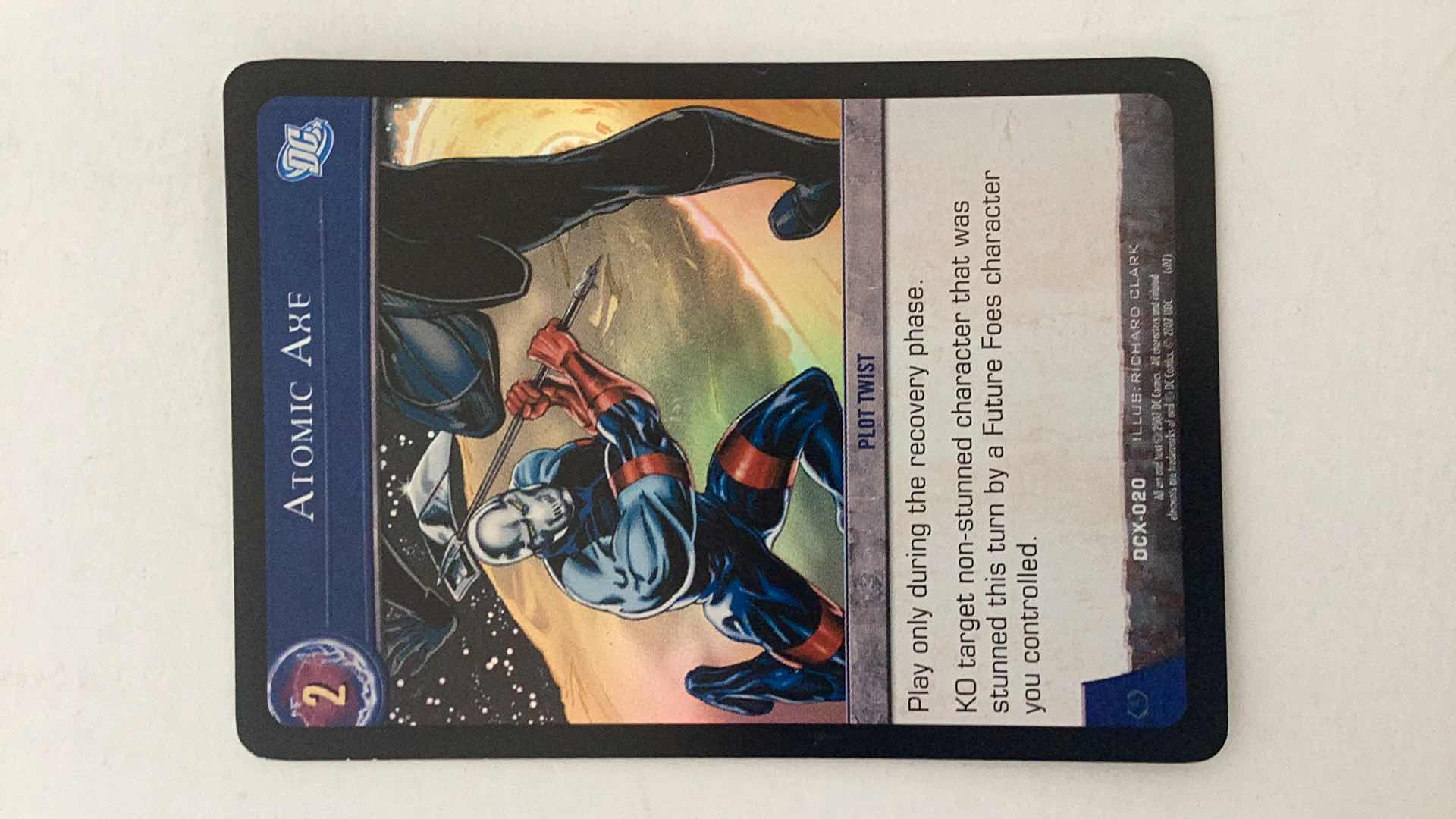 Photo 1 of SET OF 13 UPPER DECK 2007 DC ATOMIC AXE CARDS