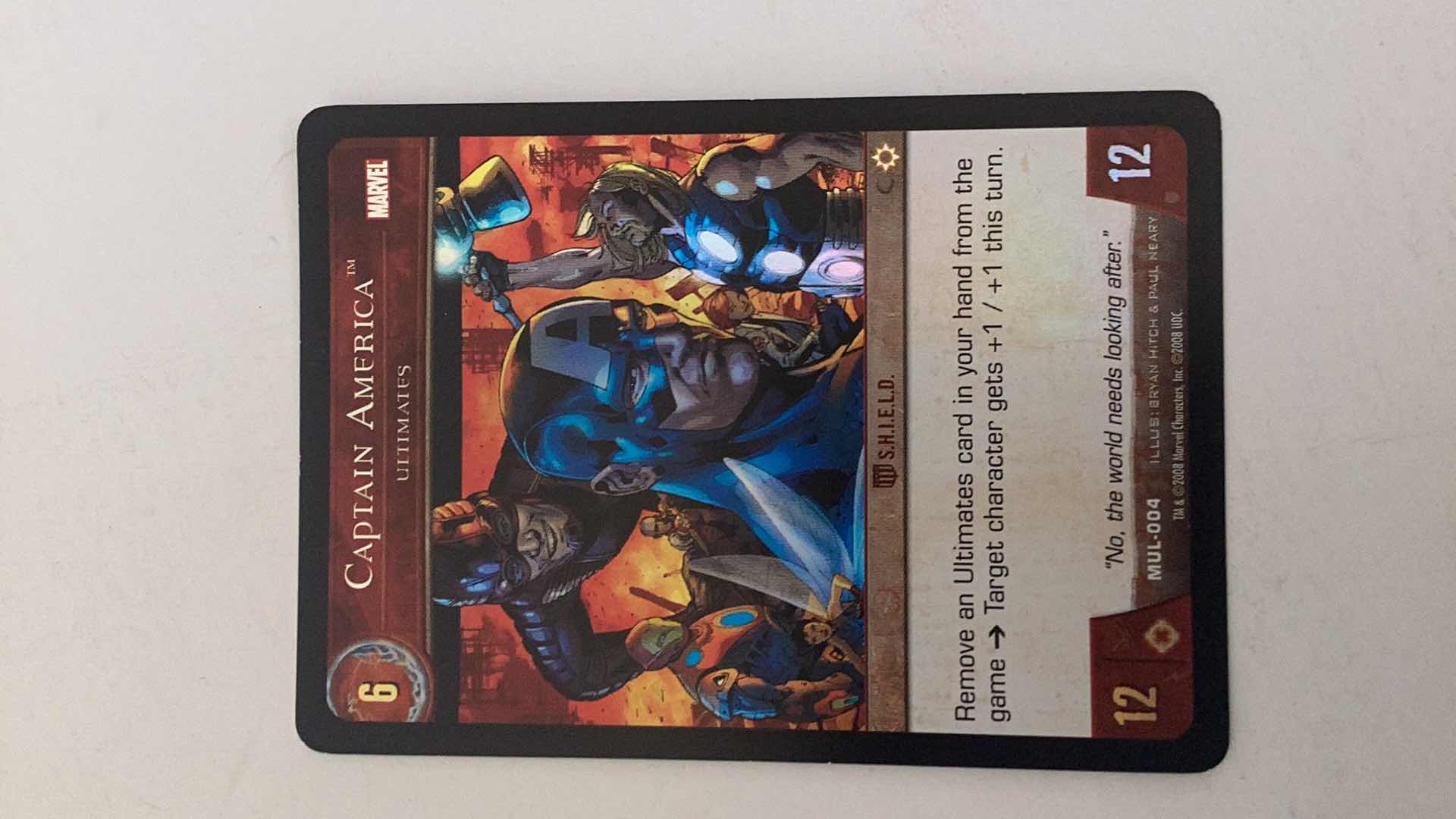 Photo 1 of SET OF 206 UPPER DECK 2008 MARVEL CAPTAIN AMERICA CARDS