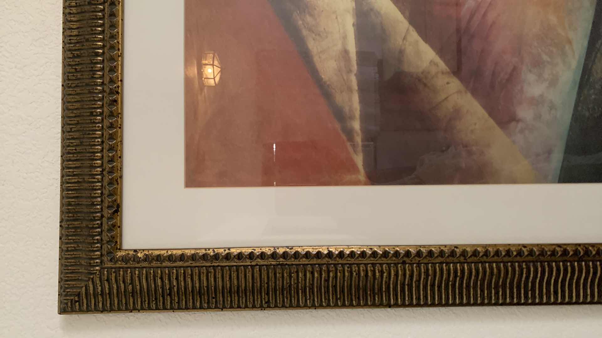 Photo 1 of FRAMED ARTWORK ABSTRACT 33” x 41”