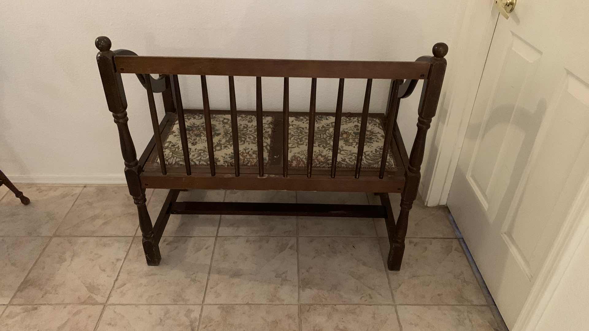 Photo 1 of ANTIQUE LOVESEAT BENCH 38” x 20” x 35”