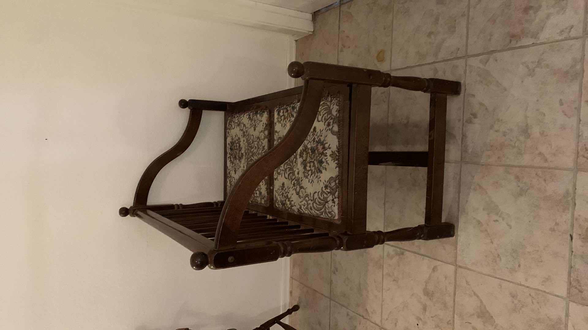 Photo 1 of ANTIQUE LOVESEAT BENCH 38” x 20” x 35”