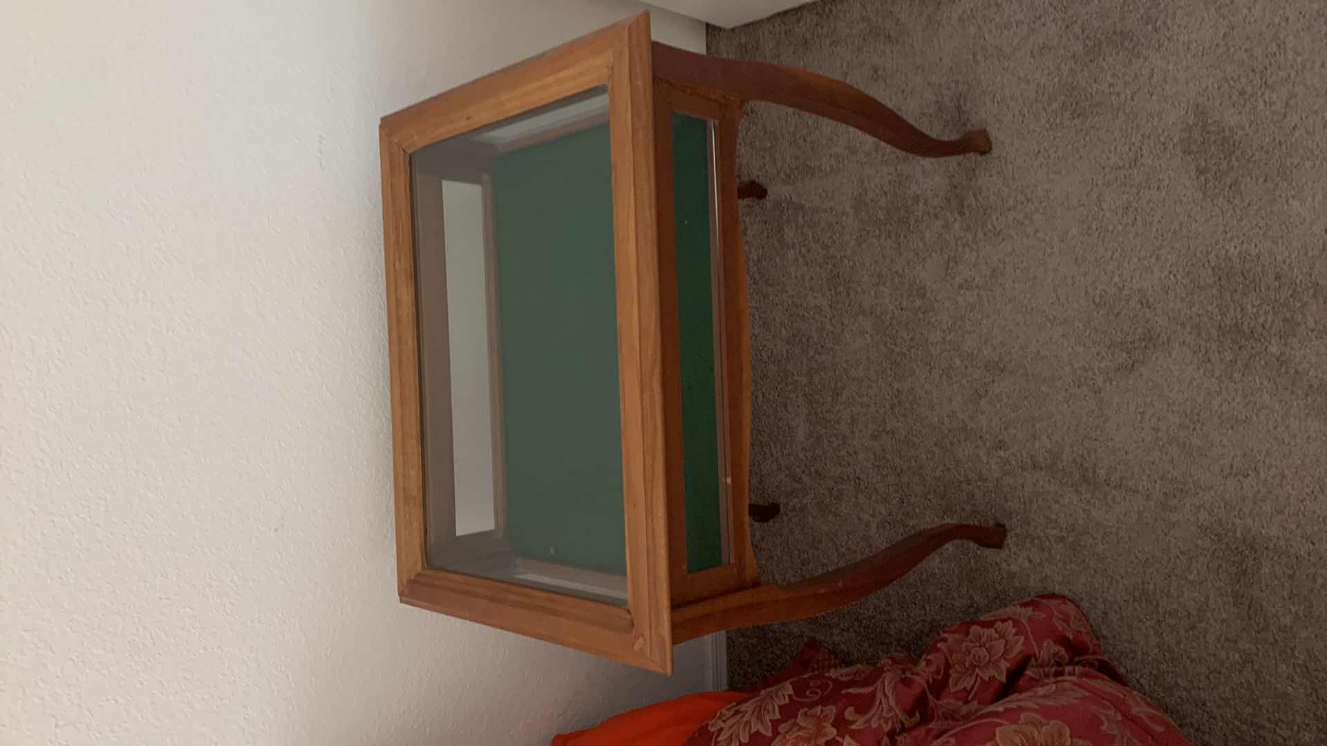 Photo 1 of ANTIQUE WOOD DISPLAY/CONSOLE TABLE 24” x 18” x H29”