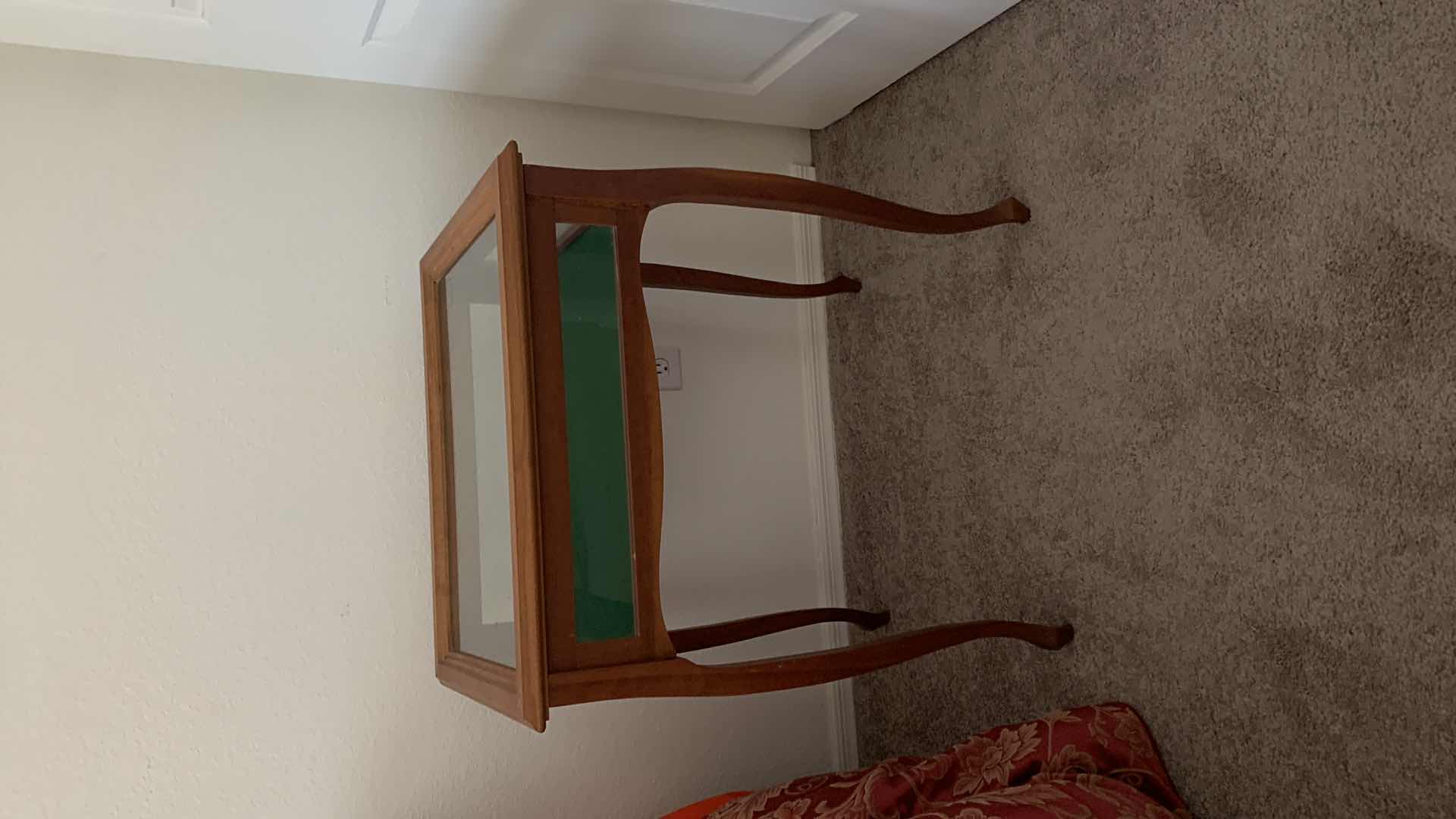 Photo 1 of ANTIQUE WOOD DISPLAY/CONSOLE TABLE 24” x 18” x H29”