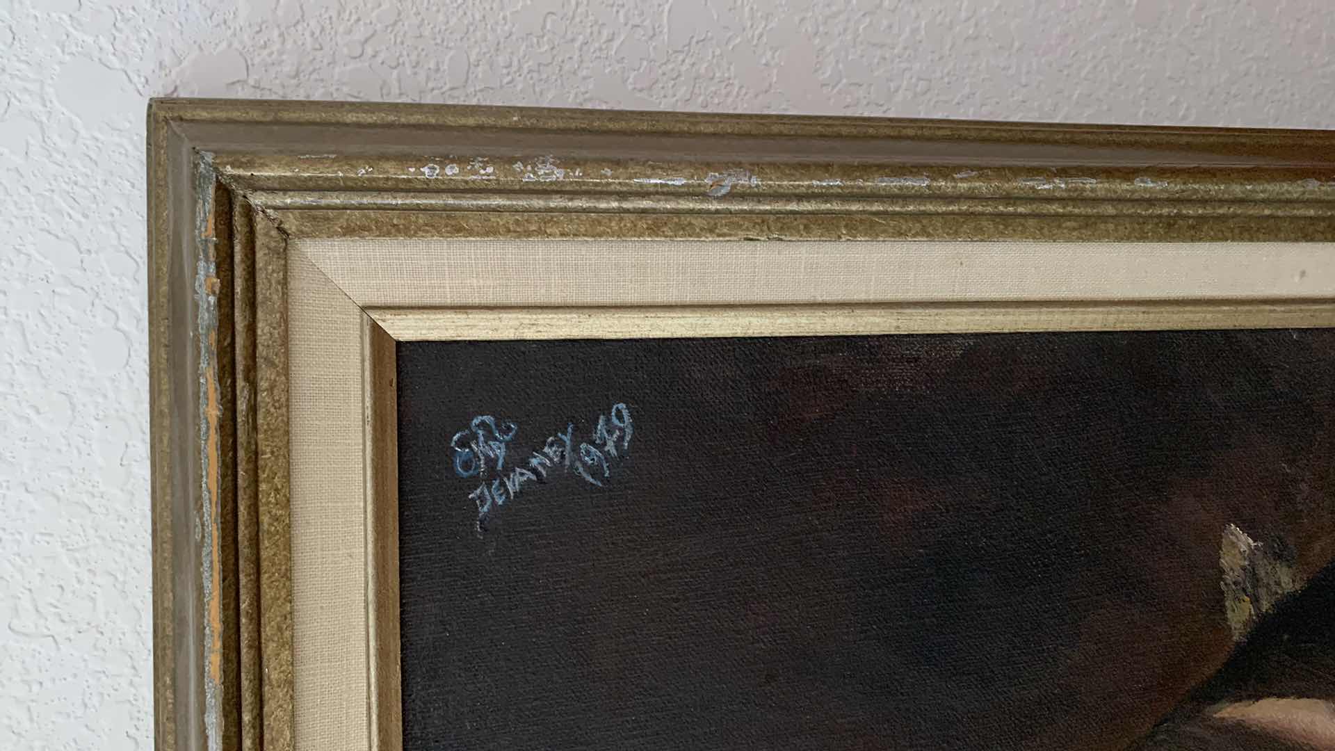 Photo 4 of ARTWORK, SIGNED PAINTING DOG