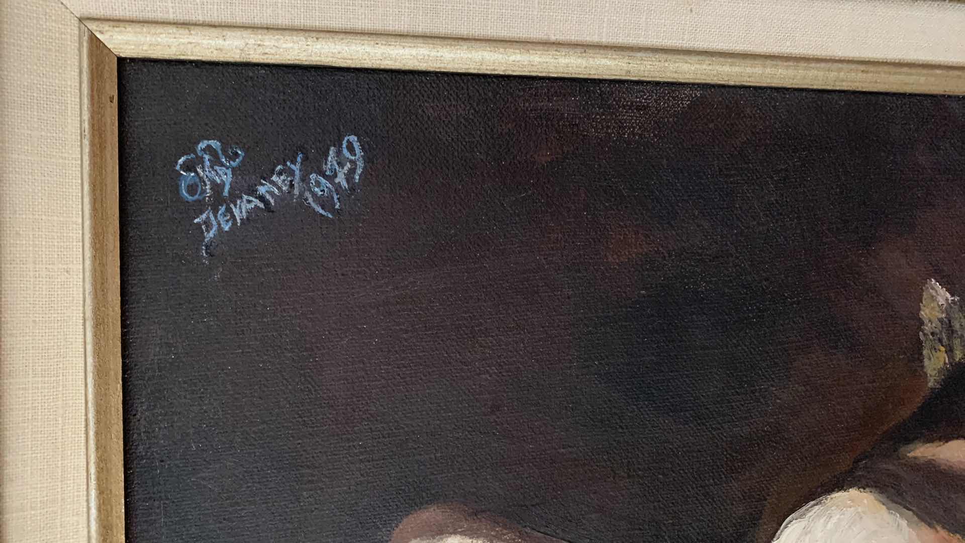 Photo 3 of ARTWORK, SIGNED PAINTING DOG