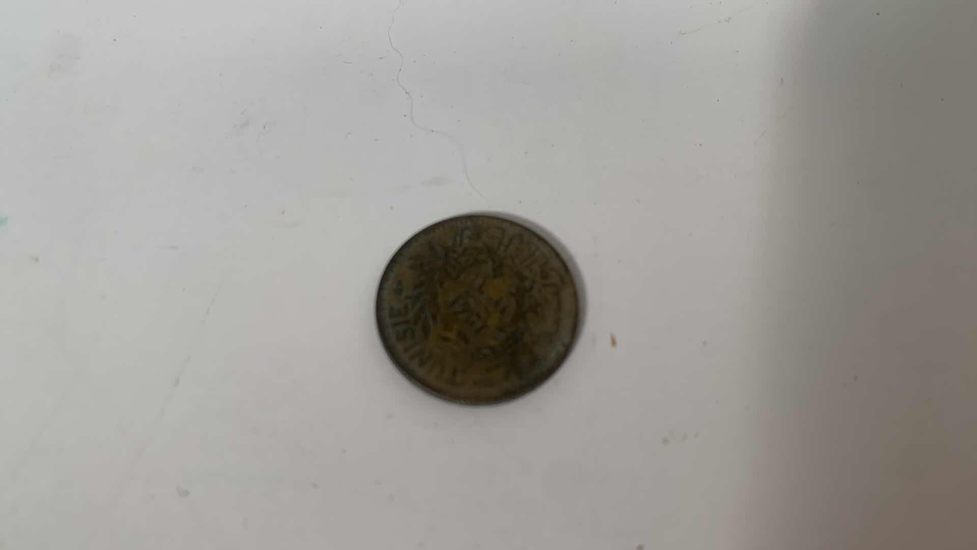 Photo 1 of 1 COLLECTORS COIN, TUNISIA 50 CENTIMES