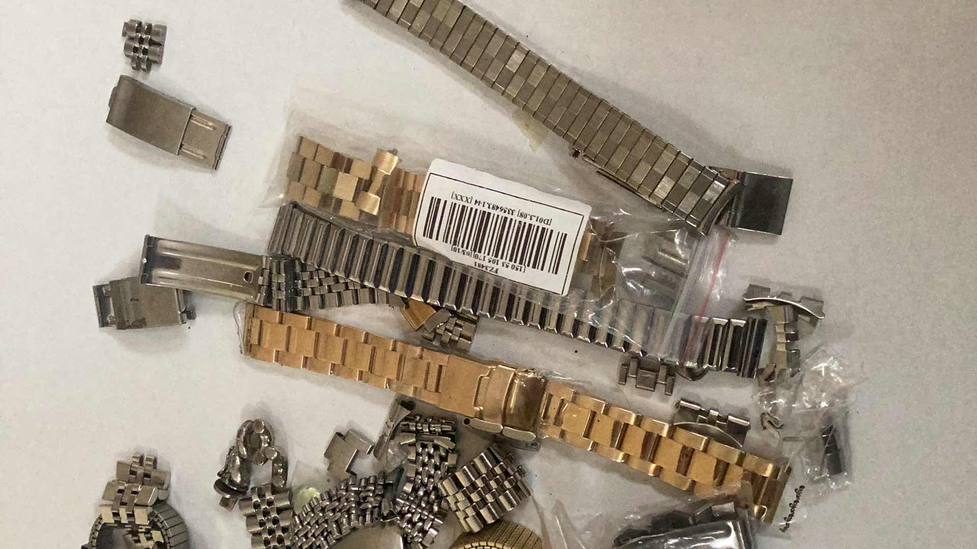 Photo 1 of LOT OF VARIOUS WATCH BANDS AND PARTS