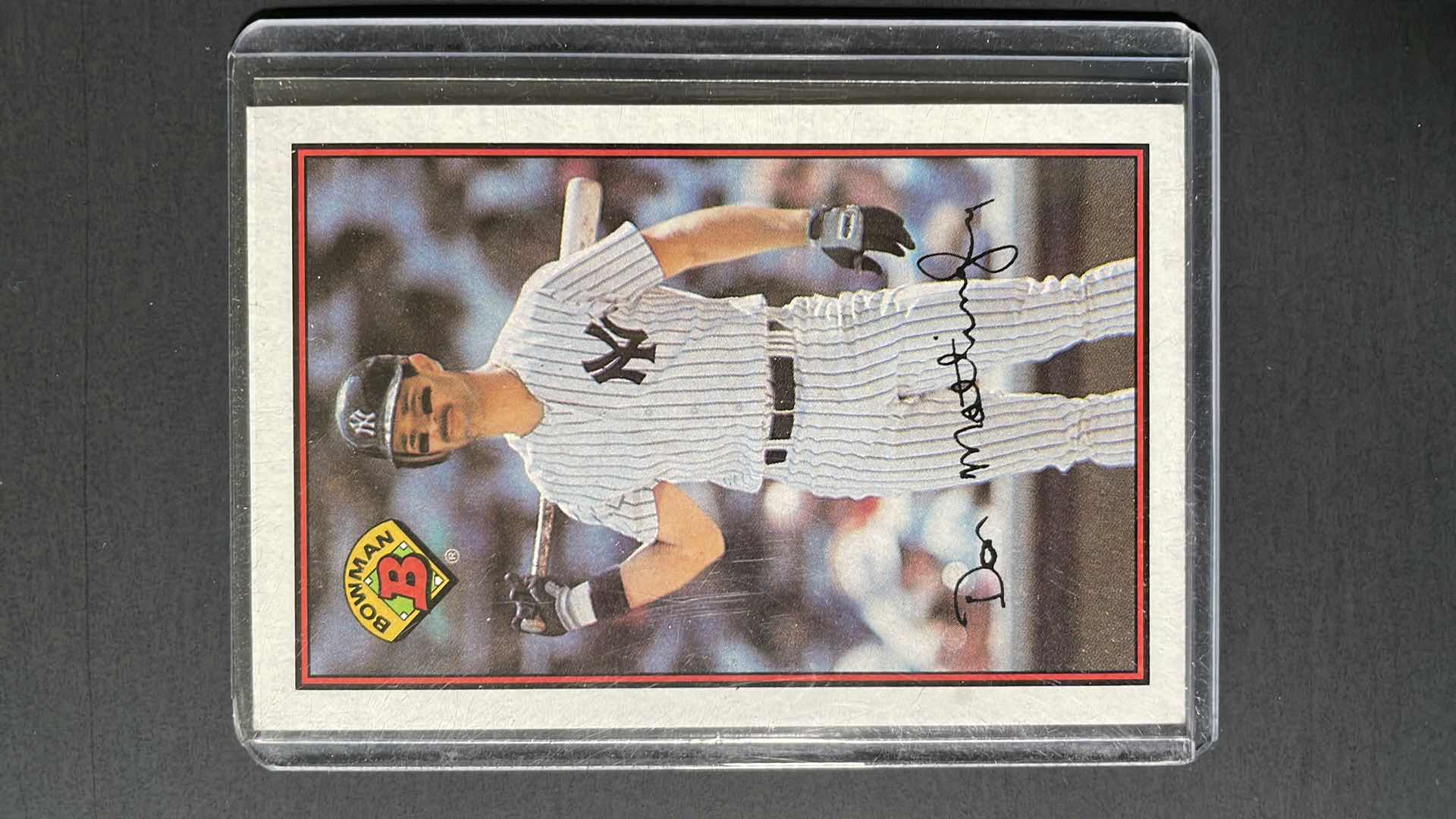 Photo 1 of 1989 BOWMAN GUM DON MATTINGLY