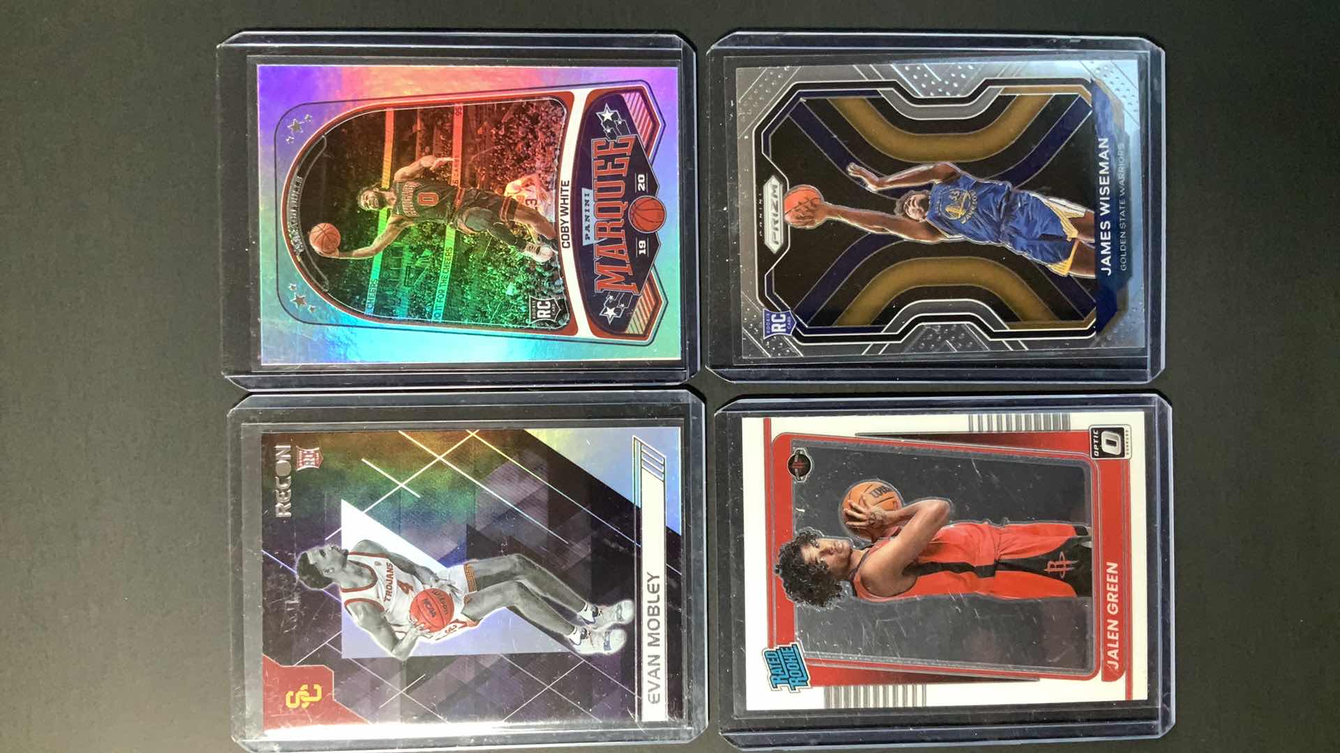 Photo 1 of ROOKIE SET PANINI EVEN MOBLEY COBY WHITE JALEN GREEN JAMES WISEMAN