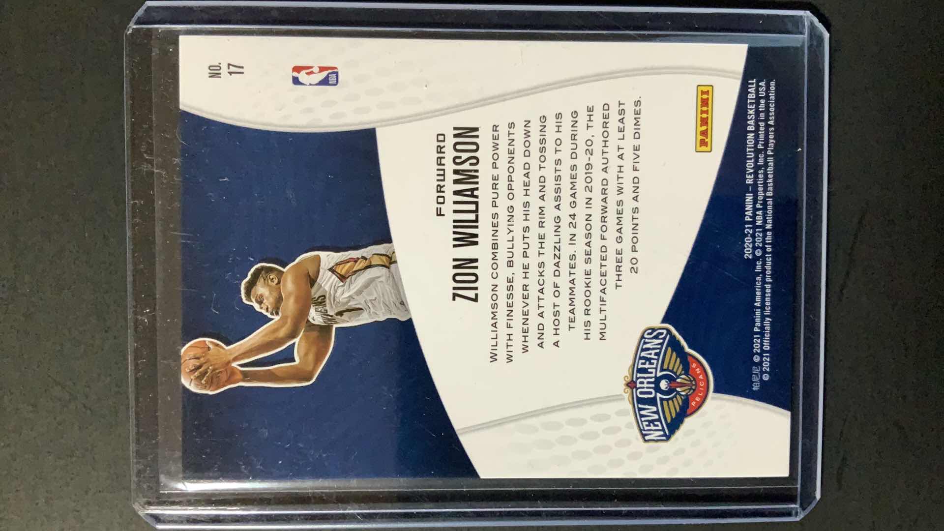 Photo 1 of 2021 PANINI ZION WILLIAMSON