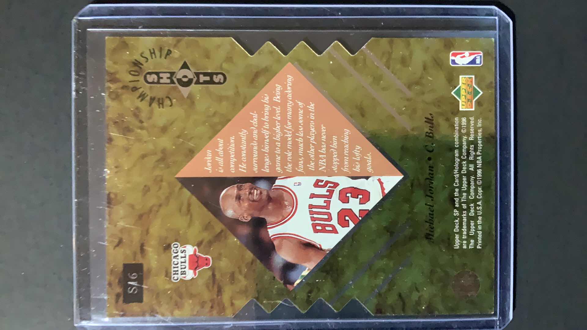 Photo 1 of 1996 UPPER DECK MICHAEL JORDEN