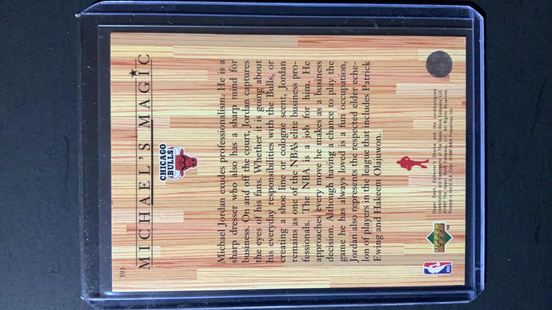 Photo 1 of 1997 UPPER DECK MICHAEL JORDAN