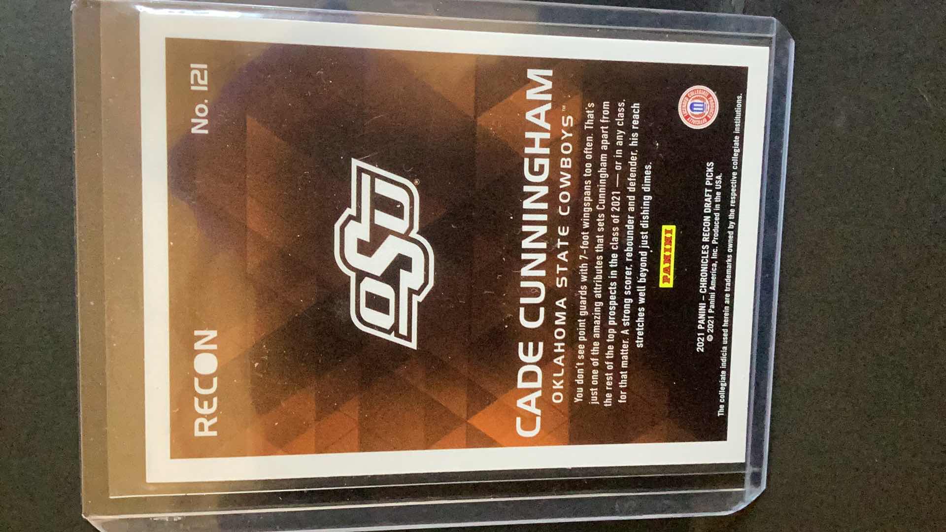 Photo 1 of 2021 CADE CUNNINGHAM ROOKIE CHRONICLES RECON DRAFT PICKS #121