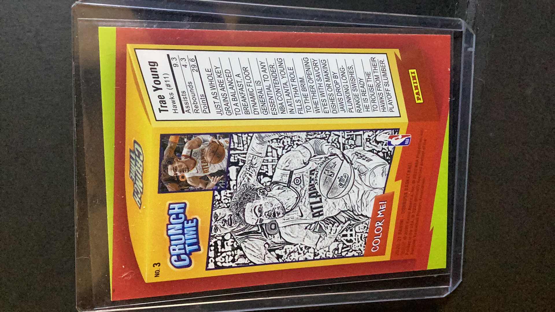 Photo 1 of 2020 DONRUSS TRAE YOUNG CRUNCH TIME #3