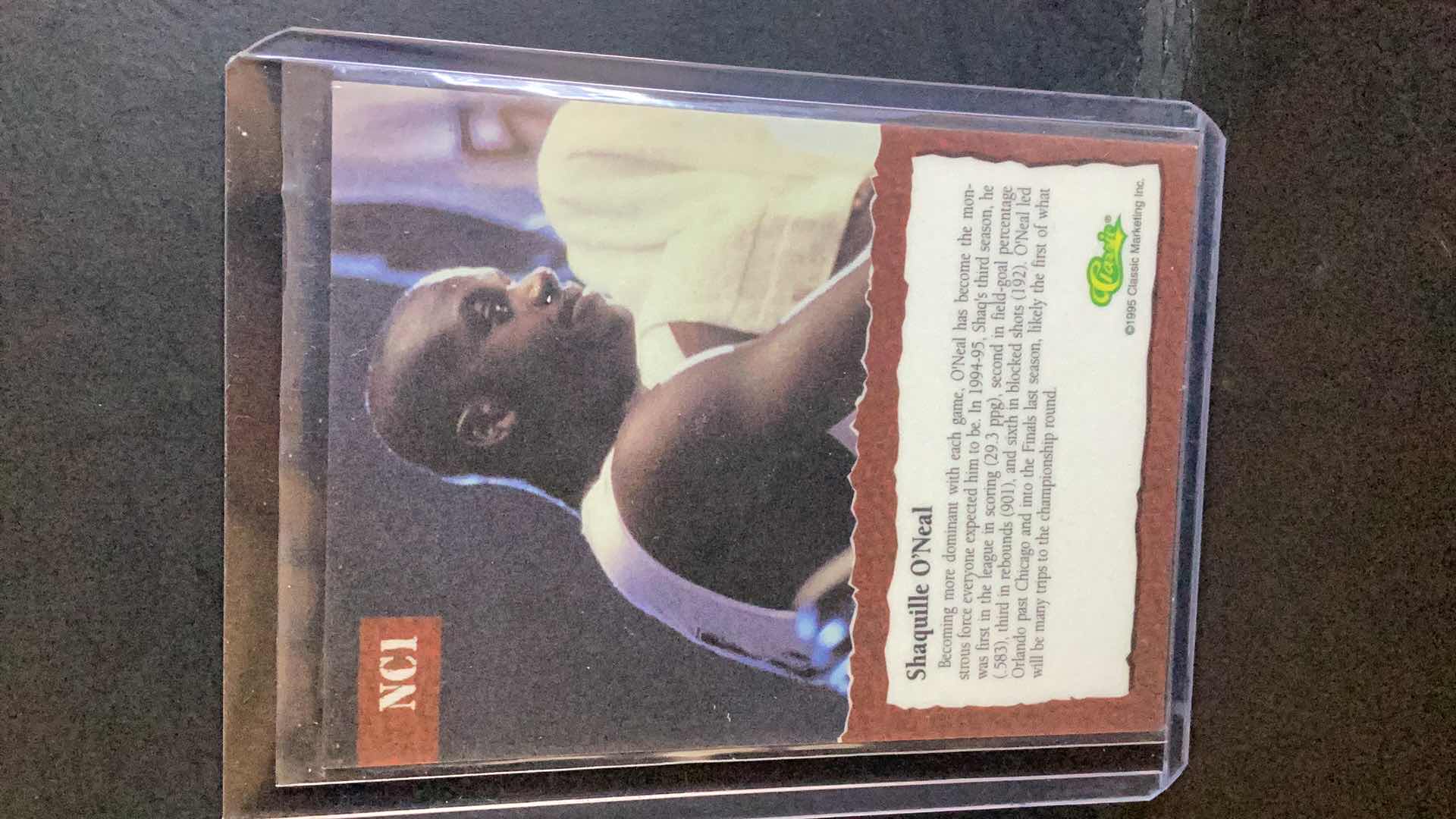 Photo 1 of 1995 SHAQUILLE O’NEAL ROOKIE NATIONAL SPORTS COLLECTORS CONVENTION CARD #NC1