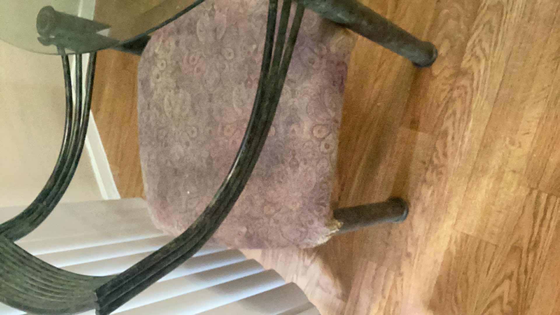 Photo 1 of GREEK INSPIRED DINING TABLE WITH 4 UPHOLSTERED CHAIRS