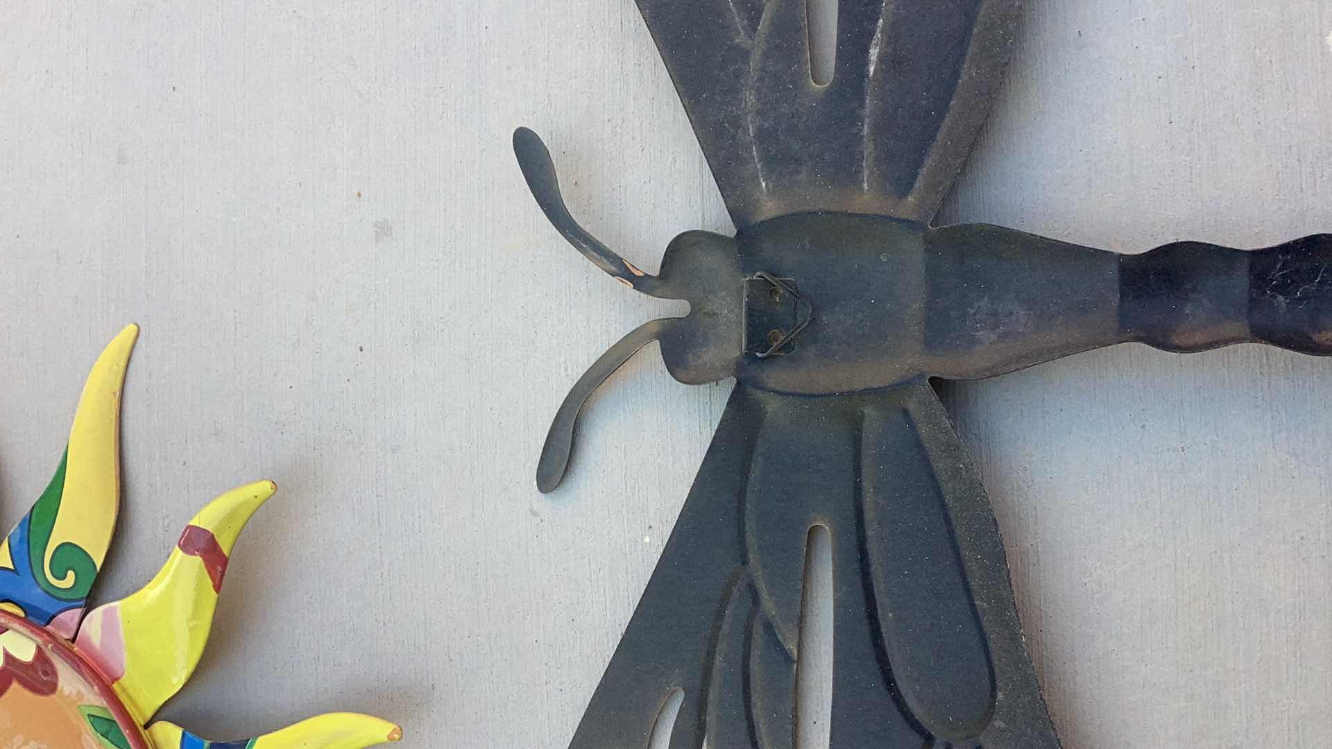 Photo 1 of METAL PATIO DECOR DRAGONFLY 15” WIDE